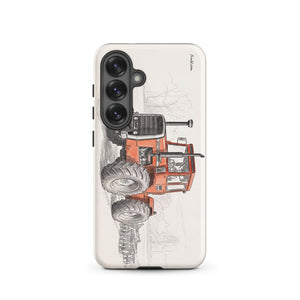 Furrow & Fields Tough case for Samsung® Matte / Samsung Galaxy S25 Massey Ferguson 1200 Pencil Sketch | Tough case for Samsung® Quality Farmers Merch