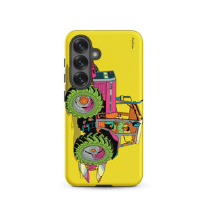 Furrow & Fields Tough case for Samsung® Matte / Samsung Galaxy S25 Massey Ferguson 375 Pop Art | Tough case for Samsung® Quality Farmers Merch