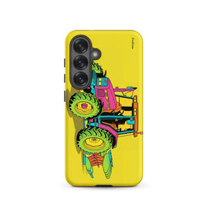 Furrow & Fields Tough case for Samsung® Matte / Samsung Galaxy S25 Massey Ferguson 6255 Pop Art | Tough case for Samsung® Quality Farmers Merch