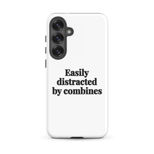 Furrow & Fields Tough case for Samsung® Matte / Samsung Galaxy S25 Plus Easily Distracted By Combines | Tough case for Samsung® Quality Farmers Merch