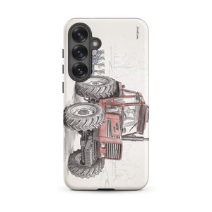 Furrow & Fields Tough case for Samsung® Matte / Samsung Galaxy S25 Plus Fiat 1880 Pencil Sketch | Tough case for Samsung® Quality Farmers Merch