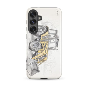 Furrow & Fields Tough case for Samsung® Matte / Samsung Galaxy S25 Plus Massey Ferguson 50E Pencil Sketch | Tough case for Samsung® Quality Farmers Merch