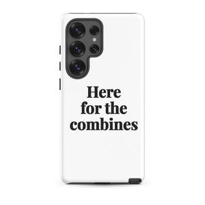 Furrow & Fields Tough case for Samsung® Matte / Samsung Galaxy S25 Ultra Here for the Combines | Tough case for Samsung® Quality Farmers Merch