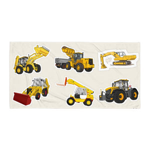 Furrow & Fields Towel JCB Kids Towel No. 2 Quality Farmers Merch