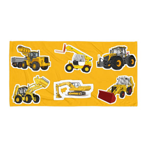 Furrow & Fields Towel JCB Kids Towel No. 5 Quality Farmers Merch