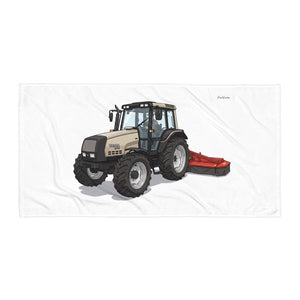 Furrow & Fields Valtra 6750 Illustration | Beach Towel Quality Farmers Merch