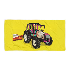 Furrow & Fields Valtra 6750 Pop Art | Beach Towel Quality Farmers Merch
