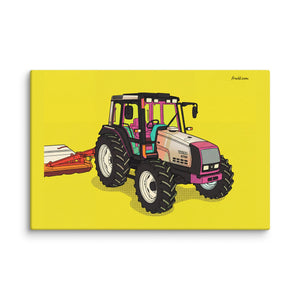 Furrow & Fields Valtra 6750 Pop Art | Canvas Quality Farmers Merch