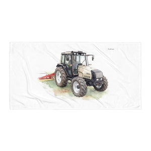 Furrow & Fields Valtra 6750 Watercolor | Beach Towel Quality Farmers Merch