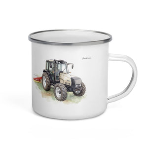 Furrow & Fields Valtra 6750 Watercolor | Enamel Mug Quality Farmers Merch