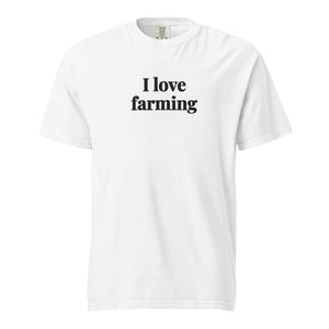 Furrow & Fields White / S I Love Farming | Unisex Premium T-shirt Quality Farmers Merch