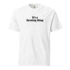 Furrow & Fields White / S It's A Farming Thing | Unisex Premium T-shirt Quality Farmers Merch