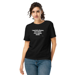 Furrow & Fields Women's T-shirt Black / S I Married a Farmer, Now I Know Every Tractor Model | Women's Premium T-shirt Quality Farmers Merch
