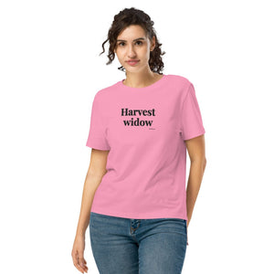 Furrow & Fields Women's T-shirt Bubble Pink / S Harvest Widow | Women's Premium T-shirt Quality Farmers Merch