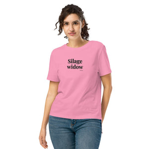 Furrow & Fields Women's T-shirt Bubble Pink / S Silage Widow | Women's Premium T-shirt Quality Farmers Merch