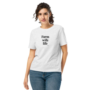 Furrow & Fields Women's T-shirt Cool Heather Grey / S Farm Wife Life | Women's Premium T-shirt Quality Farmers Merch