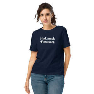 Furrow & Fields Women's T-shirt French Navy / S Mud, Muck & Mascara | Women's Premium T-shirt Quality Farmers Merch