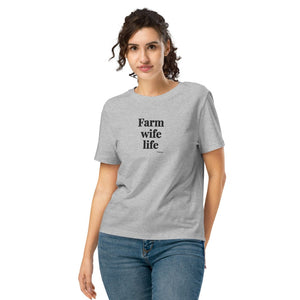 Furrow & Fields Women's T-shirt Heather Grey / S Farm Wife Life | Women's Premium T-shirt Quality Farmers Merch