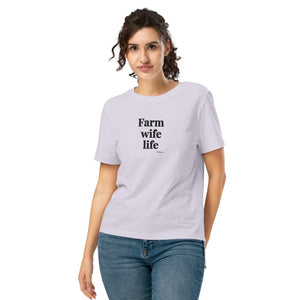 Furrow & Fields Women's T-shirt Lavender / S Farm Wife Life | Women's Premium T-shirt Quality Farmers Merch