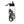 IH Case IH 195 CVX Black | Stainless steel water bottle with a straw lid Quality Farmers Merch