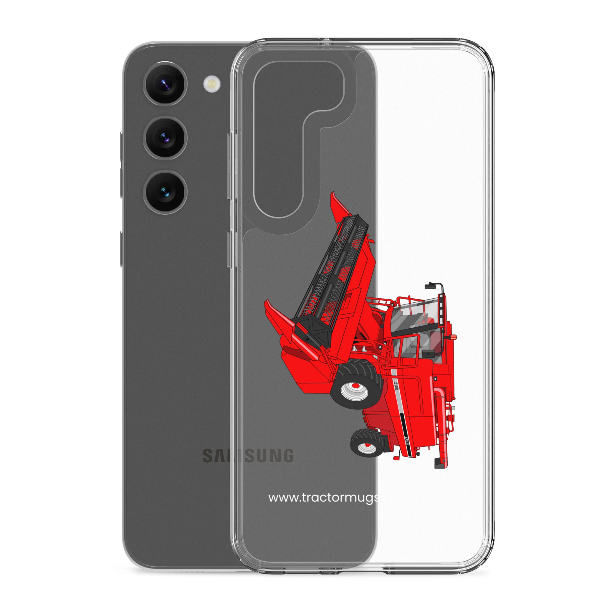 IH Clear Case for Samsung® Case IH Axial Flow 2188 Harvester | Clear Case for Samsung® Quality Farmers Merch