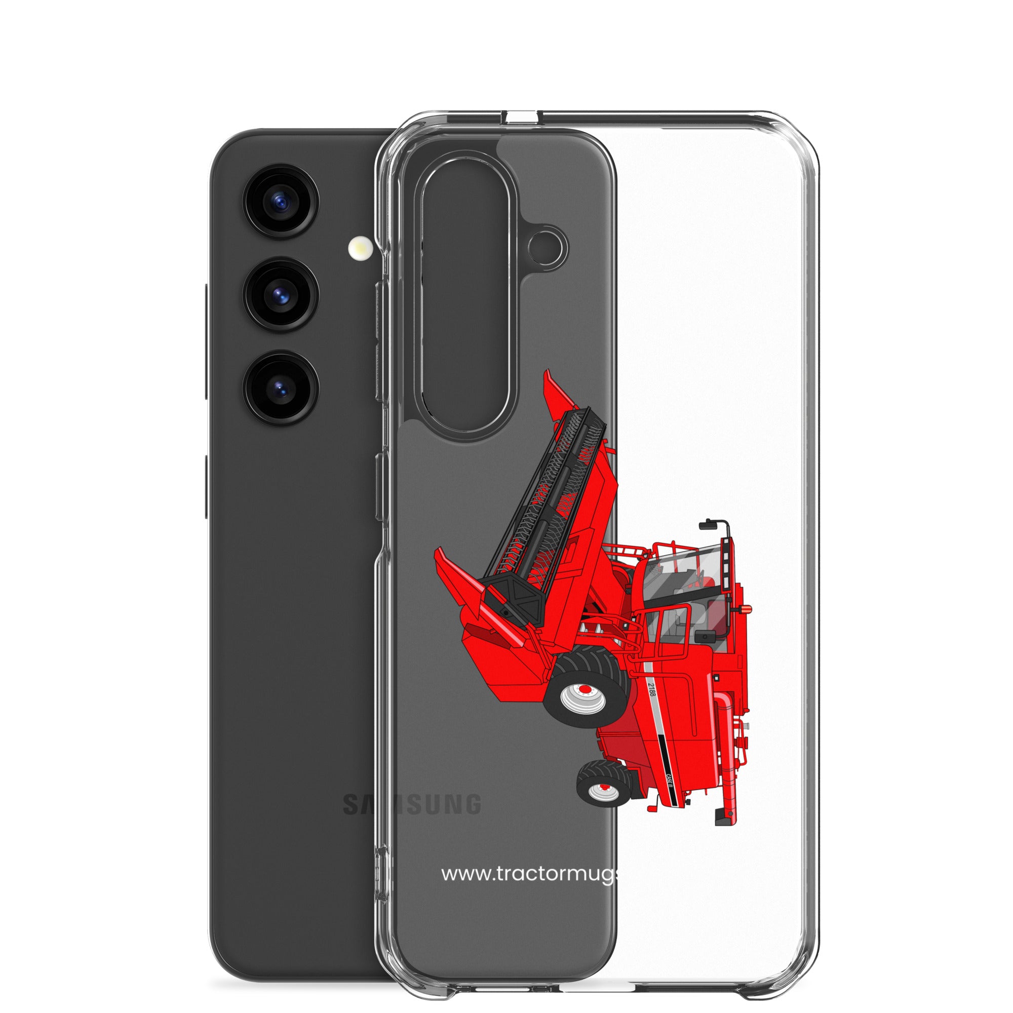 IH Clear Case for Samsung® Case IH Axial Flow 2188 Harvester | Clear Case for Samsung® Quality Farmers Merch