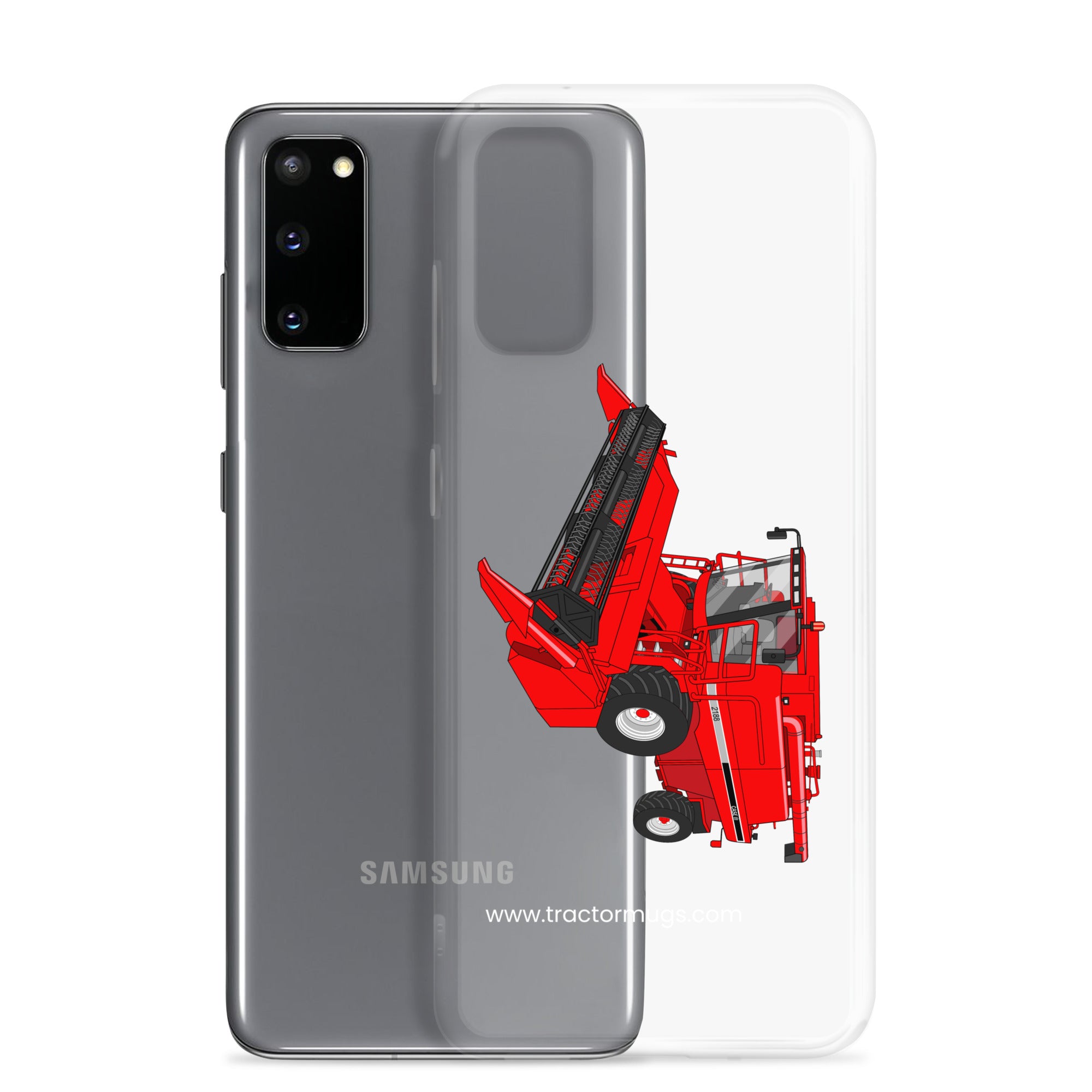 IH Clear Case for Samsung® Case IH Axial Flow 2188 Harvester | Clear Case for Samsung® Quality Farmers Merch
