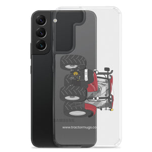 IH Clear Case for Samsung® Case IH Maxxum 150 Activedrive 8 | Clear Case for Samsung® Quality Farmers Merch
