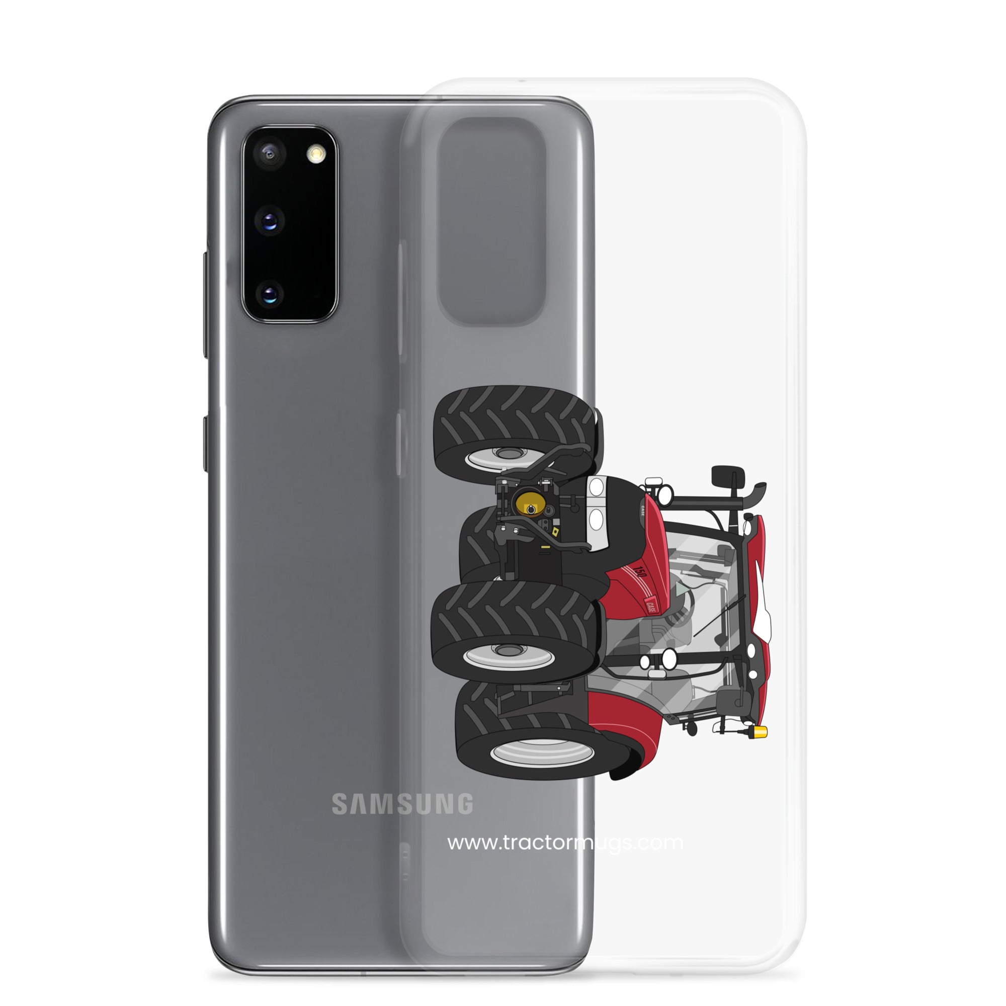 IH Clear Case for Samsung® Case IH Maxxum 150 Activedrive 8 | Clear Case for Samsung® Quality Farmers Merch