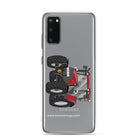 IH Clear Case for Samsung® Samsung Galaxy S20 Case IH Maxxum 145 | Clear Case for Samsung® Quality Farmers Merch
