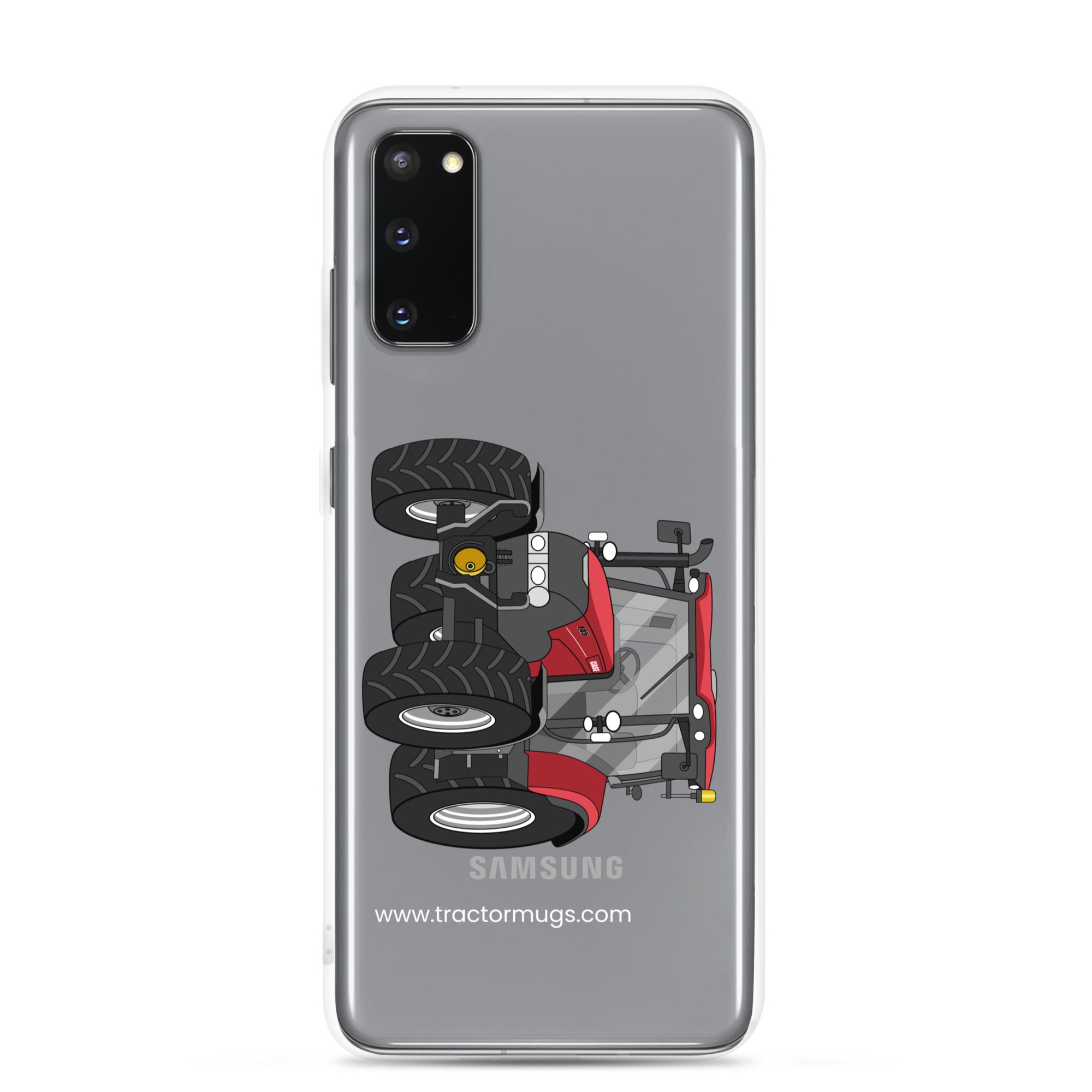 IH Clear Case for Samsung® Samsung Galaxy S20 Case IH Maxxum 145 | Clear Case for Samsung® Quality Farmers Merch