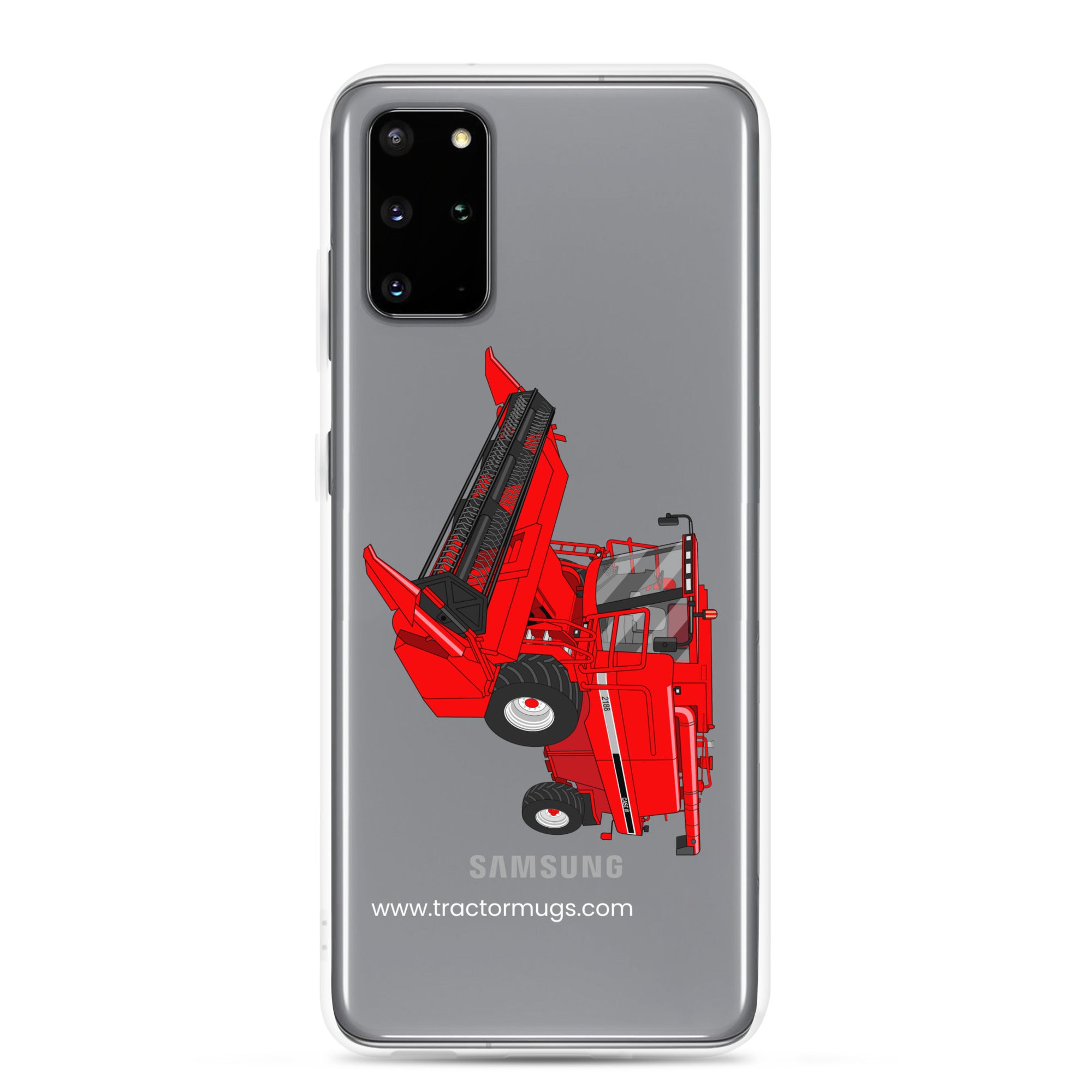 IH Clear Case for Samsung® Samsung Galaxy S20 Plus Case IH Axial Flow 2188 Harvester | Clear Case for Samsung® Quality Farmers Merch
