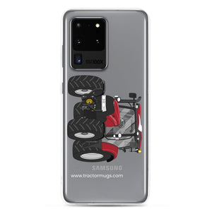 IH Clear Case for Samsung® Samsung Galaxy S20 Ultra Case IH Maxxum 150 Activedrive 8 | Clear Case for Samsung® Quality Farmers Merch