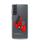 IH Clear Case for Samsung® Samsung Galaxy S21 Case IH Axial Flow 2188 Harvester | Clear Case for Samsung® Quality Farmers Merch