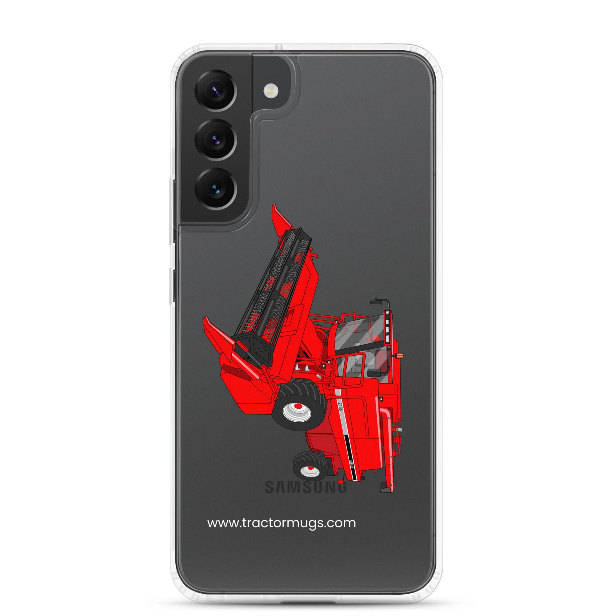 IH Clear Case for Samsung® Samsung Galaxy S22 Plus Case IH Axial Flow 2188 Harvester | Clear Case for Samsung® Quality Farmers Merch