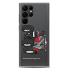 IH Clear Case for Samsung® Samsung Galaxy S22 Ultra Case IH Maxxum 150 Activedrive 8 | Clear Case for Samsung® Quality Farmers Merch