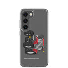 IH Clear Case for Samsung® Samsung Galaxy S23 Case IH Maxxum 145 | Clear Case for Samsung® Quality Farmers Merch