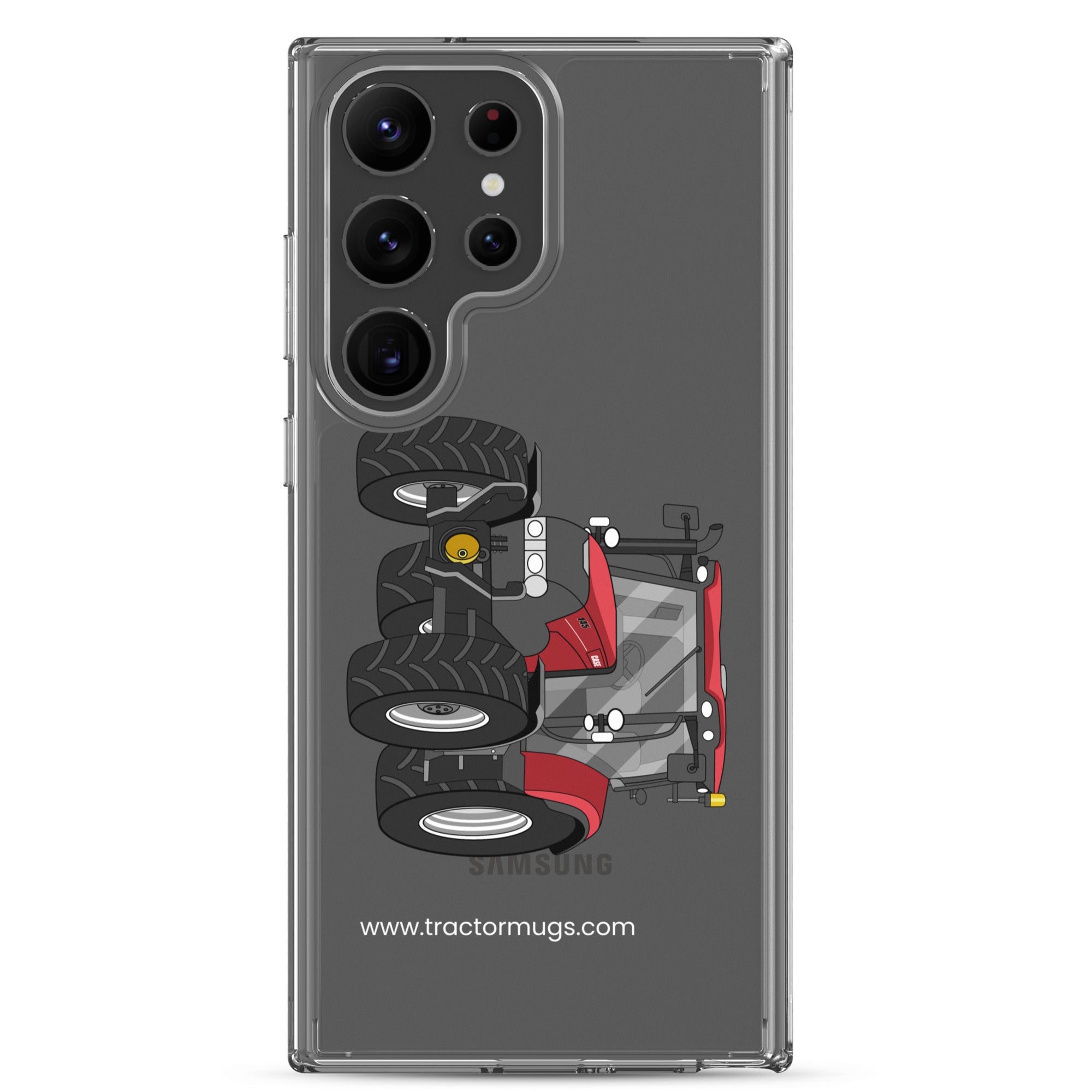 IH Clear Case for Samsung® Samsung Galaxy S23 Ultra Case IH Maxxum 145 | Clear Case for Samsung® Quality Farmers Merch