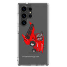 IH Clear Case for Samsung® Samsung Galaxy S24 Ultra Case IH Axial Flow 2188 Harvester | Clear Case for Samsung® Quality Farmers Merch