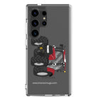 IH Clear Case for Samsung® Samsung Galaxy S24 Ultra Case IH Maxxum 150 Activedrive 8 | Clear Case for Samsung® Quality Farmers Merch