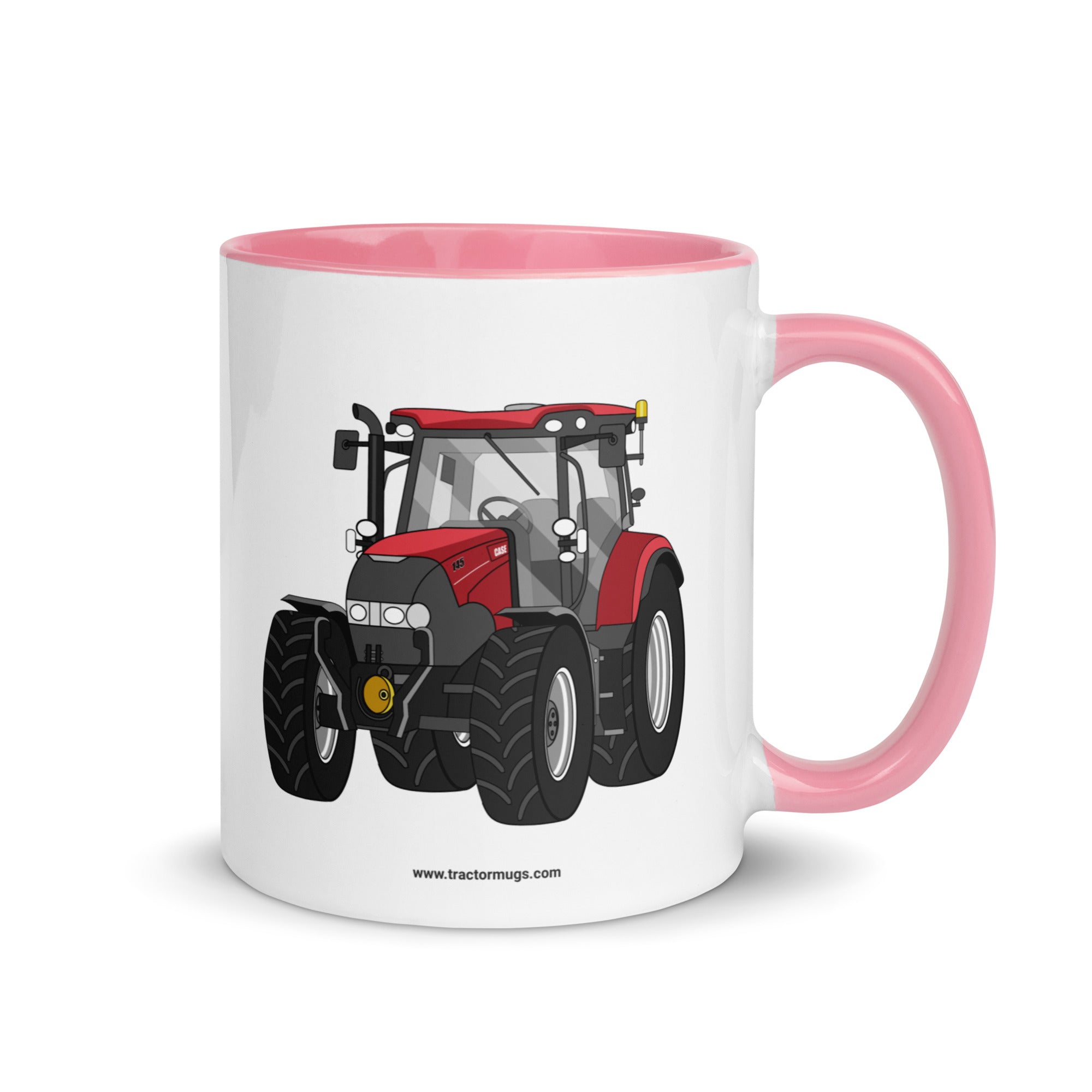 IH Pink / 11 oz Case IH Maxxum 145 | Mug with Color Inside Quality Farmers Merch