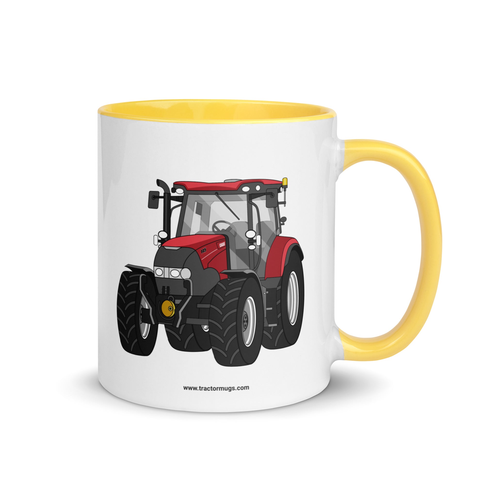IH Yellow / 11 oz Case IH Maxxum 145 | Mug with Color Inside Quality Farmers Merch