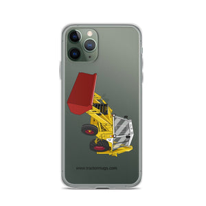JCB Clear Case for iPhone® iPhone 11 Pro JCB 3CX White Cabin 2WD | Clear Case for iPhone® Quality Farmers Merch