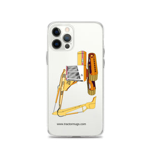 JCB Clear Case for iPhone® iPhone 12 Pro JCB 814 Super | Clear Case for iPhone® Quality Farmers Merch