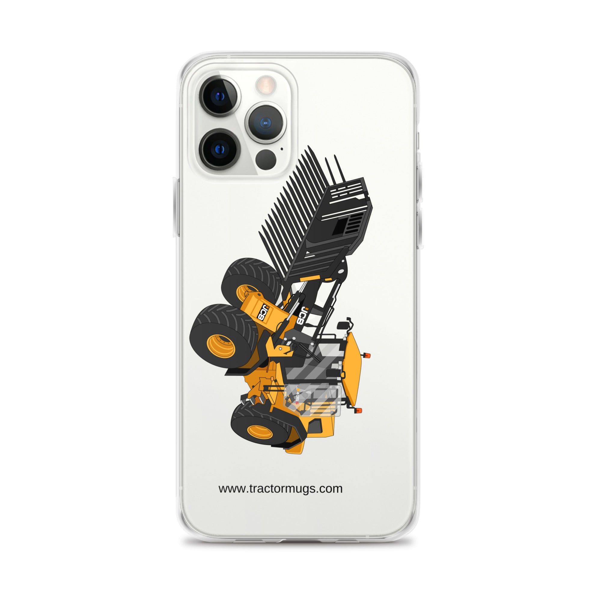 JCB Clear Case for iPhone® iPhone 12 Pro Max JCB 435 S Farm Master | Clear Case for iPhone® Quality Farmers Merch
