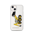 JCB Clear Case for iPhone® iPhone 13 JCB 5CX Backhoe | Clear Case for iPhone® Quality Farmers Merch