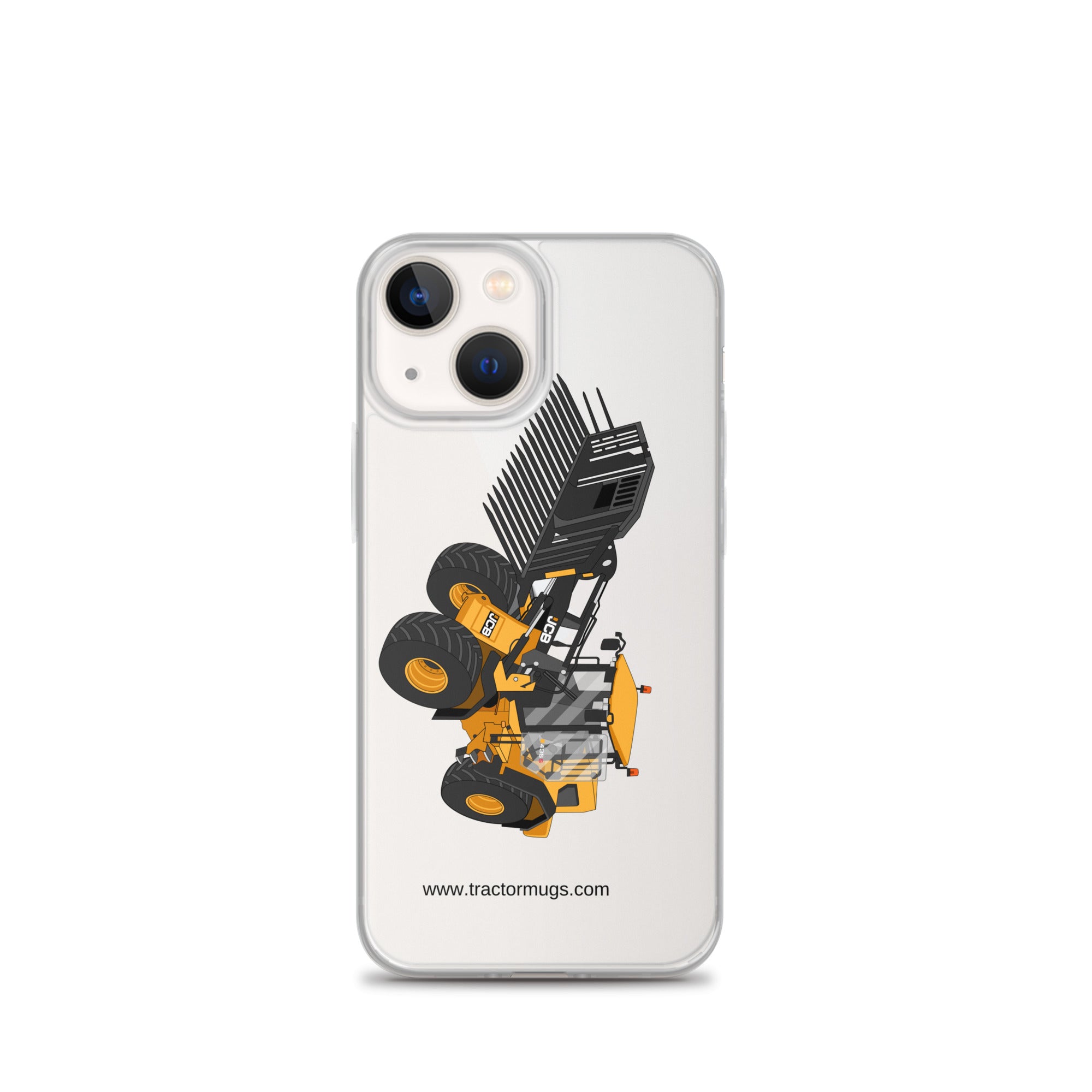 JCB Clear Case for iPhone® iPhone 13 mini JCB 435 S Farm Master | Clear Case for iPhone® Quality Farmers Merch