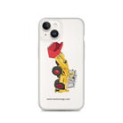 JCB Clear Case for iPhone® iPhone 14 JCB 4D Backhoe | Clear Case for iPhone® Quality Farmers Merch