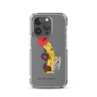 JCB Clear Case for iPhone® iPhone 15 Pro JCB 4D Backhoe | Clear Case for iPhone® Quality Farmers Merch