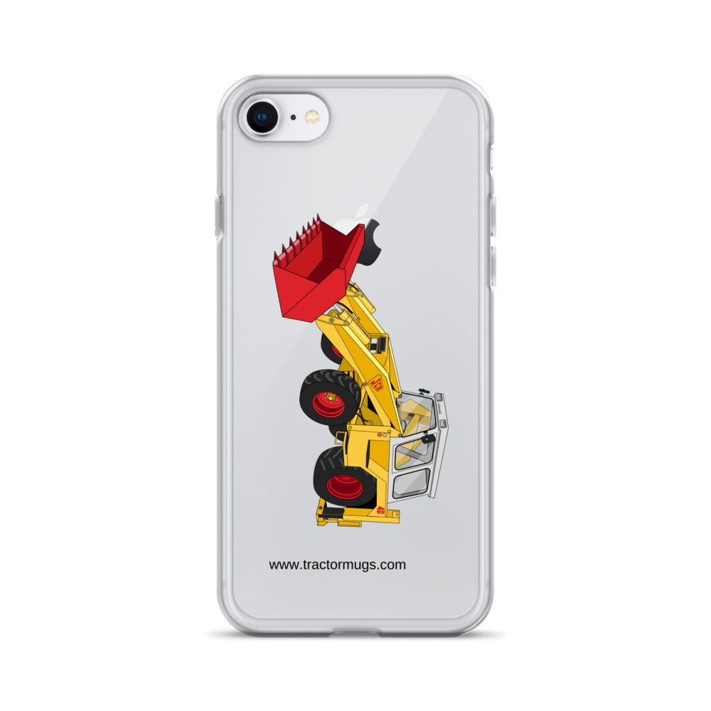 JCB Clear Case for iPhone® iPhone 7/8 JCB 4D Backhoe | Clear Case for iPhone® Quality Farmers Merch